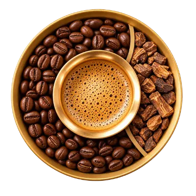 Gentle Blend contains 70% coffee and 30% chicory